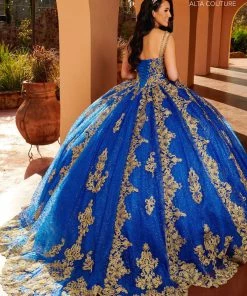 Mary's Bridal Applique Glitter Quinceanera Dress By Alta Couture MQ3091 Quinceañera