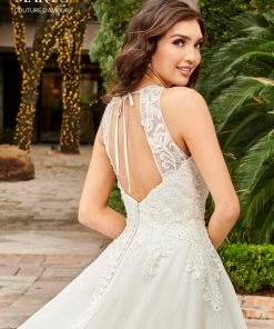Mary's Bridal Couture Damour Collection Applique Halter Bridal Gown By Mary's Bridal MB4110