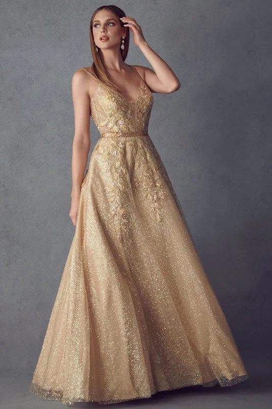 Applique Long A-line Glitter Dress By Juliet 228 Prom 12 Applique Long A-line Glitter Dress By Juliet 228 Prom
