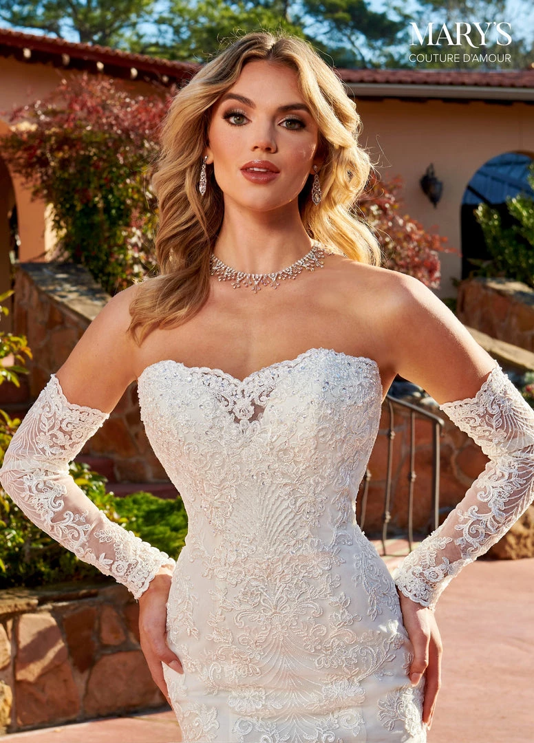 Mary's Bridal Couture Damour Collection Applique Mermaid Bridal Gown By Mary's Bridal MB4134 8 Mary's Bridal Couture Damour Collection Applique Mermaid Bridal Gown By Mary's Bridal MB4134