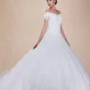 Applique Off Shoulder Bridal Ball Gown By Leonia Lee LS650 Wedding Dresses