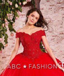 Forever Quince By Ragazza Fashion Applique Off Shoulder Quinceanera Dress By Forever Quince FQ763