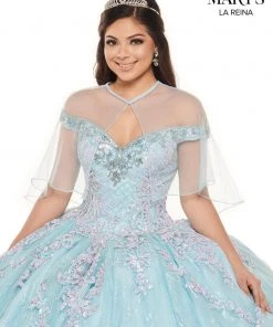 Applique Off Shoulder Quinceanera Dress By Mary's Bridal MQ2119