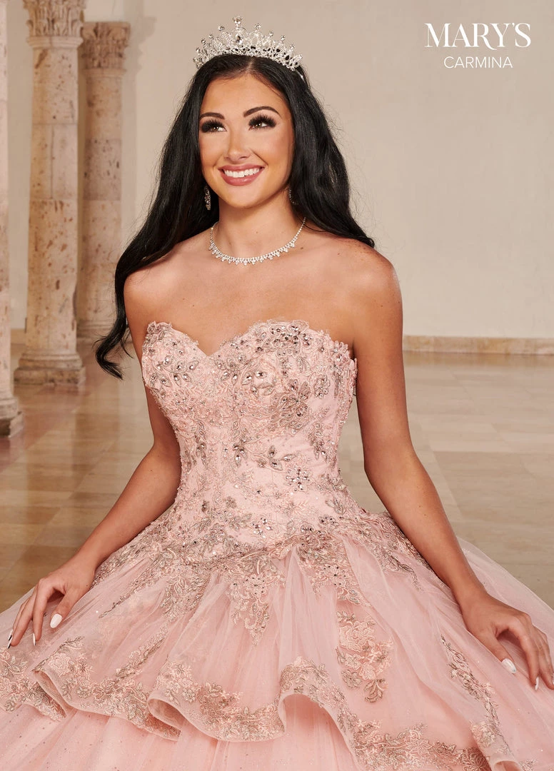 Applique Quinceanera Dress By Mary's Bridal MQ1098 Quinceañera 10 Applique Quinceanera Dress By Mary's Bridal MQ1098 Quinceañera