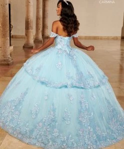 Applique Quinceanera Dress By Mary's Bridal MQ1098 Quinceañera