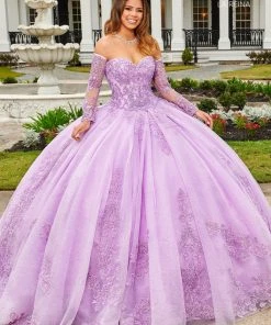 Applique Strapless Quinceanera Dress By Mary's Bridal MQ2156