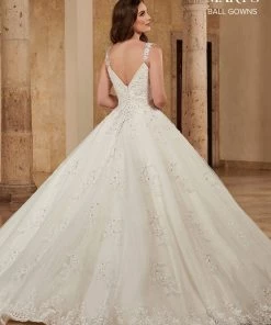 Mary's Bridal Ball Gowns Collection Applique V-Neck Wedding Ball Gown By Mary's Bridal MB6084 Wedding Dresses 11 Mary's Bridal Ball Gowns Collection Applique V-Neck Wedding Ball Gown By Mary's Bridal MB6084 Wedding Dresses