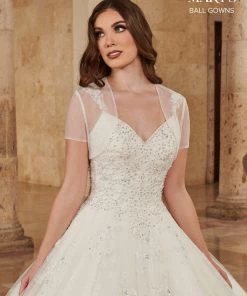 Mary's Bridal Ball Gowns Collection Applique V-Neck Wedding Ball Gown By Mary's Bridal MB6084 Wedding Dresses 15 Mary's Bridal Ball Gowns Collection Applique V-Neck Wedding Ball Gown By Mary's Bridal MB6084 Wedding Dresses