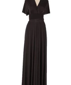 Prom Aqua Long Convertible Jersey Dress By Poly USA