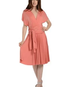 Prom Aqua Long Convertible Jersey Dress By Poly USA