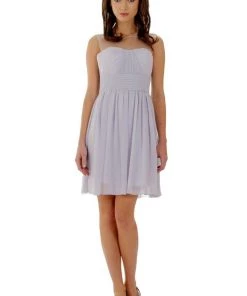 Aqua Short Sleeveless Illusion Dress With Bow By Poly USA 21 Aqua Short Sleeveless Illusion Dress With Bow By Poly USA