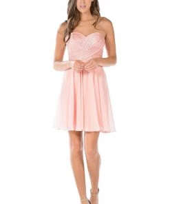 Aqua Short Strapless Dress With Sequined Top By Poly USA Prom 16 Aqua Short Strapless Dress With Sequined Top By Poly USA Prom