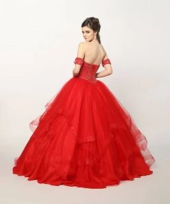Tiered Sweetheart Ball Gown By Juliet 1424