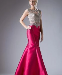 Beaded 2 Piece Mermaid Gown By Cinderella Divine 8990