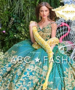 Ragazza Fashion 2-Piece V-Neck Quinceanera Dress By Ragazza D20-520 Quinceañera