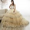 Tiered Cap Sleeve Quinceanera Dress By House Of Wu 26880