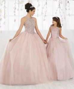 Beaded Halter Tulle Quinceanera Dress By House Of Wu 26914 13 Beaded Halter Tulle Quinceanera Dress By House Of Wu 26914