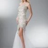 Beaded High Low Dress By Cinderella Divine 7911 Prom