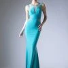 Fitted Long Illusion Dress By Cinderella Divine N101 Prom