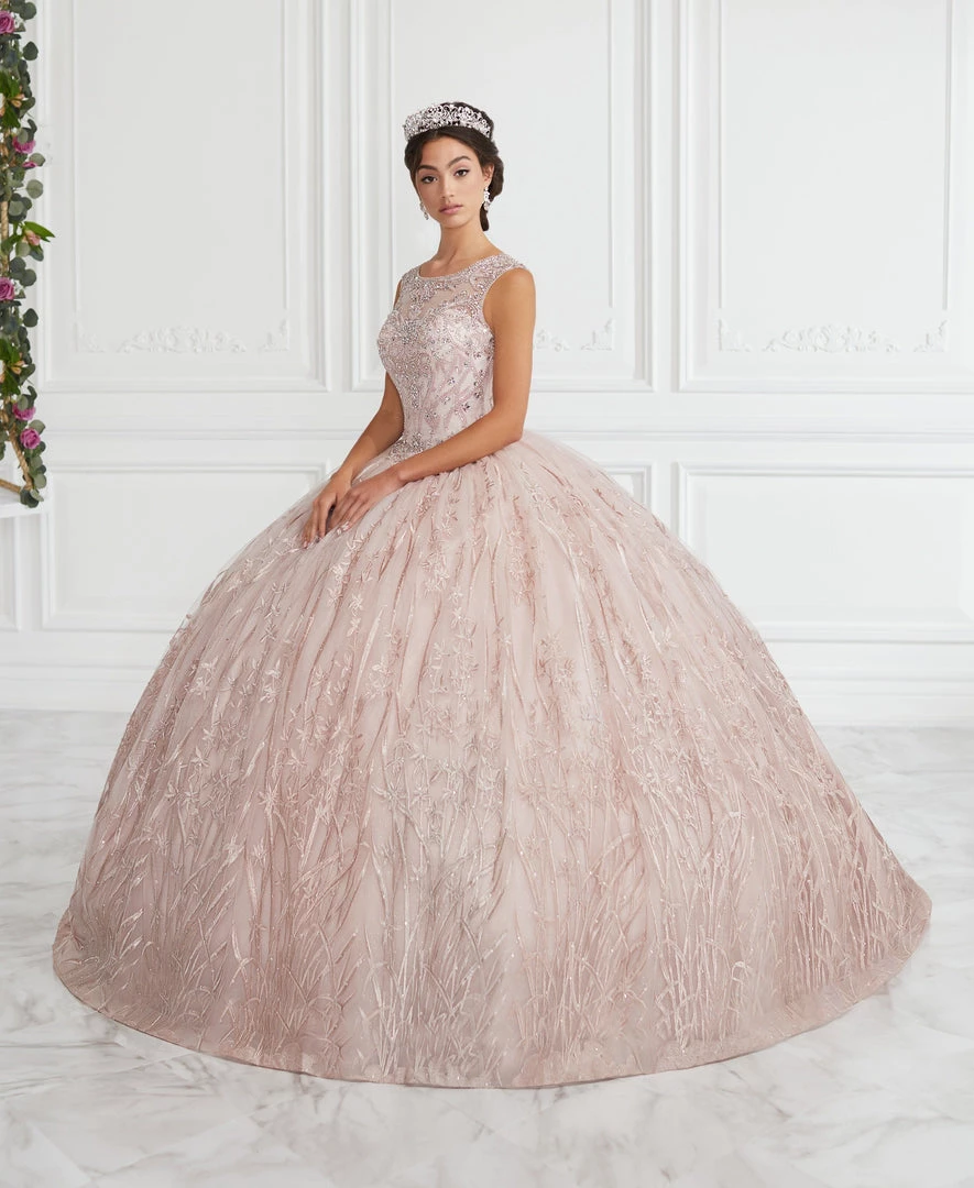 Quinceañera Beaded Illusion Quinceanera Dress By House Of Wu 26942 3 Quinceañera Beaded Illusion Quinceanera Dress By House Of Wu 26942