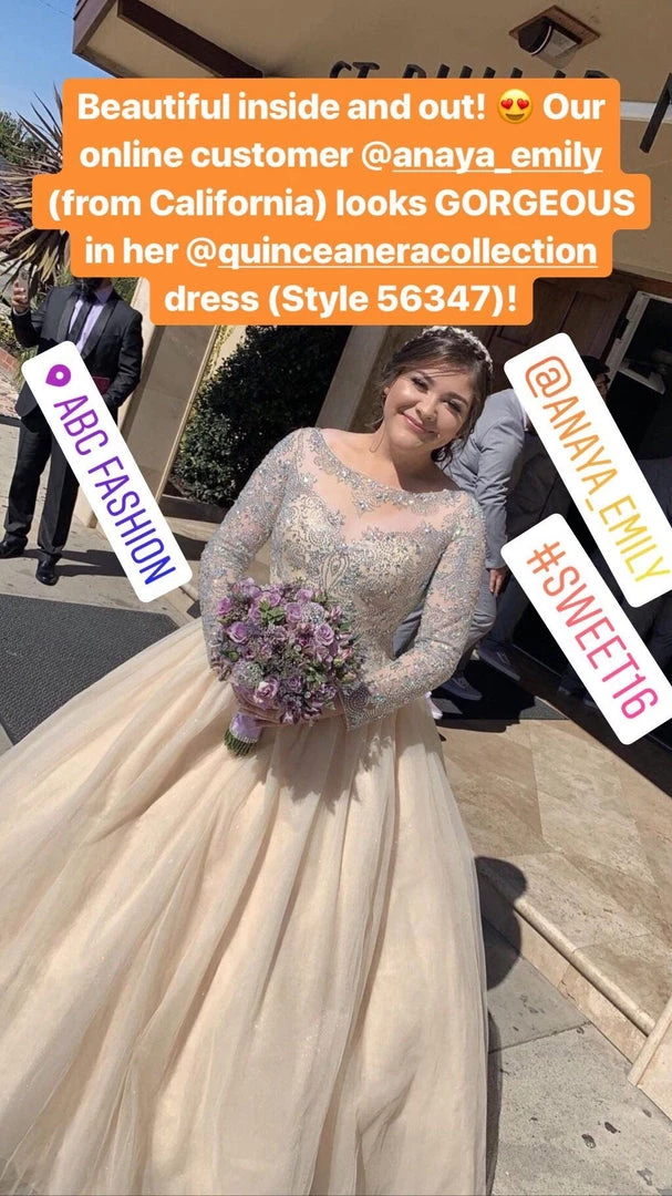 House Of Wu Fiesta Gowns Beaded Long-Sleeve Quinceanera Dress By Fiesta Gowns 56347 Quinceañera 6 House Of Wu Fiesta Gowns Beaded Long-Sleeve Quinceanera Dress By Fiesta Gowns 56347 Quinceañera