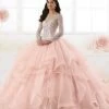 Quinceañera Long Sleeve Quinceanera Dress By House Of Wu 26904