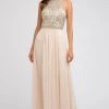 Prom Beaded Long Sleeveless Chiffon Dress By Juliet 609