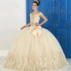 LA Glitter By House Of Wu Quinceañera Beaded Off Shoulder Dress By House Of Wu LA Glitter 24043