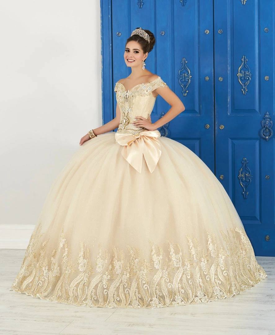 LA Glitter By House Of Wu Quinceañera Beaded Off Shoulder Dress By House Of Wu LA Glitter 24043 3 LA Glitter By House Of Wu Quinceañera Beaded Off Shoulder Dress By House Of Wu LA Glitter 24043