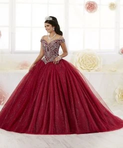 Quinceañera Off Shoulder Quinceanera Dress By House Of Wu 26899