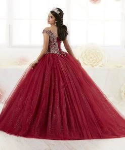 Quinceañera Off Shoulder Quinceanera Dress By House Of Wu 26899