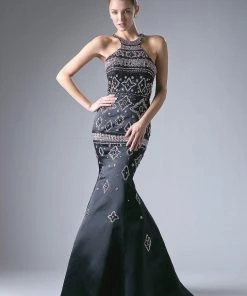 Prom Cutout Back Mermaid Dress By Cinderella Divine 13118