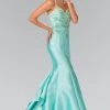 Prom Beaded Ruffled Mermaid Dress By Elizabeth K GL2214