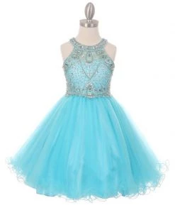 Beaded Short Halter Dress With Ruffled Skirt By Cinderella Couture 5022 Prom 25 Beaded Short Halter Dress With Ruffled Skirt By Cinderella Couture 5022 Prom