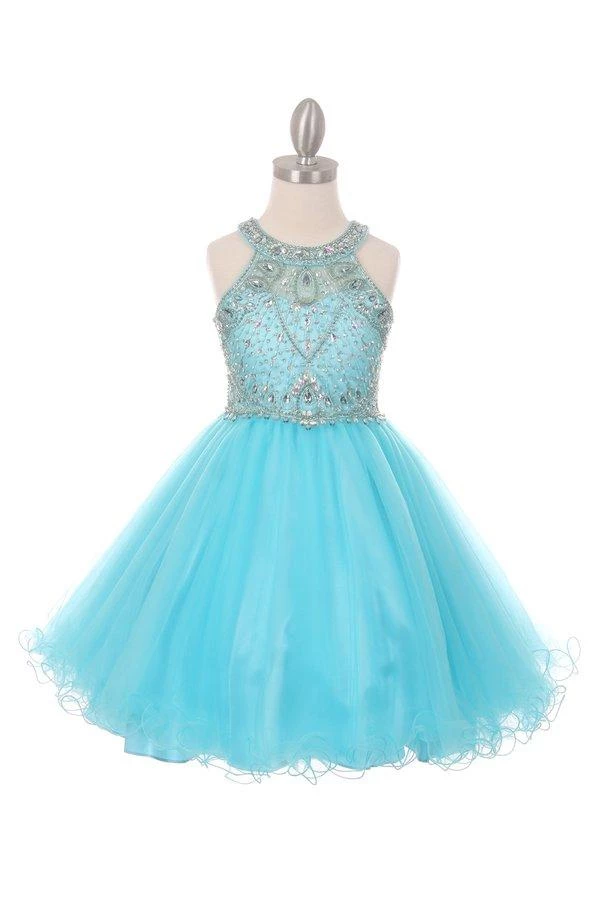 Beaded Short Halter Dress With Ruffled Skirt By Cinderella Couture 5022 Prom 13 Beaded Short Halter Dress With Ruffled Skirt By Cinderella Couture 5022 Prom