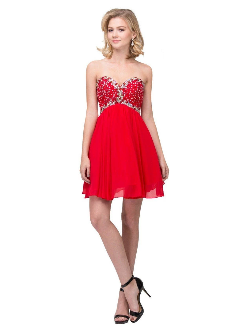 Prom Beaded Short Strapless Dress With Corset Back By Star Box 6084 3 Prom Beaded Short Strapless Dress With Corset Back By Star Box 6084