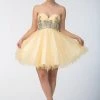 Beaded Short Sweetheart Dress With Ruffled Skirt By Star Box 6058 Prom