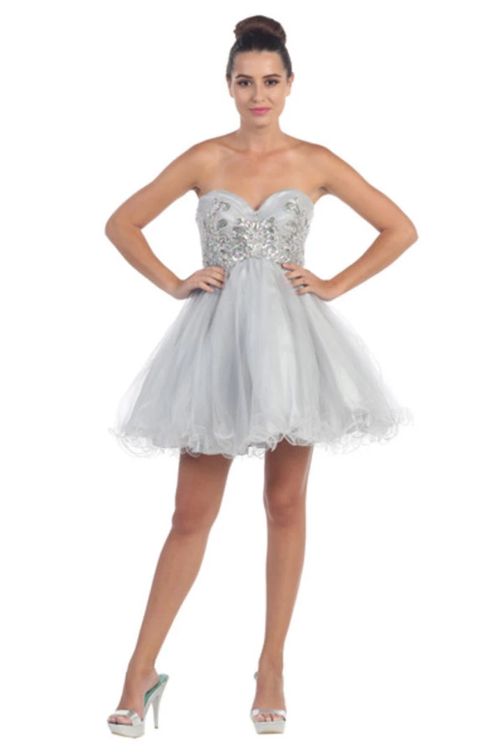 Beaded Short Sweetheart Dress With Ruffled Skirt By Star Box 6058 Prom 6 Beaded Short Sweetheart Dress With Ruffled Skirt By Star Box 6058 Prom