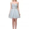 Prom Beaded Short Sweetheart Dress With Ruffled Skirt By Star Box 6059 1 Prom Beaded Short Sweetheart Dress With Ruffled Skirt By Star Box 6059