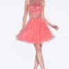 Beaded Short Two Piece Dress By Cinderella Divine 975 Prom 1 Beaded Short Two Piece Dress By Cinderella Divine 975 Prom