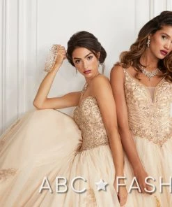 House Of Wu Fiesta Gowns Beaded Strapless Quinceanera Dress By Fiesta Gowns 56386