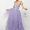 Beaded Strapless Sweetheart Gown With Tiered Skirt By Nox Anabel 2740 Prom