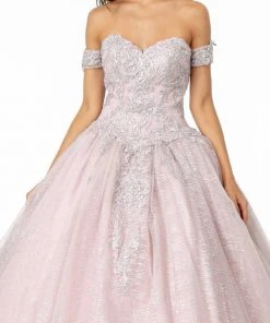 Beaded Sweetheart Ball Gown With Cape By Elizabeth K GL2914