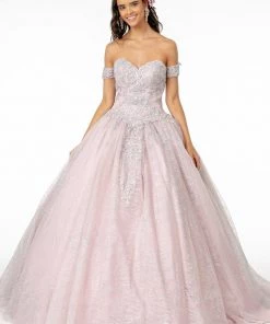 Beaded Sweetheart Ball Gown With Cape By Elizabeth K GL2914