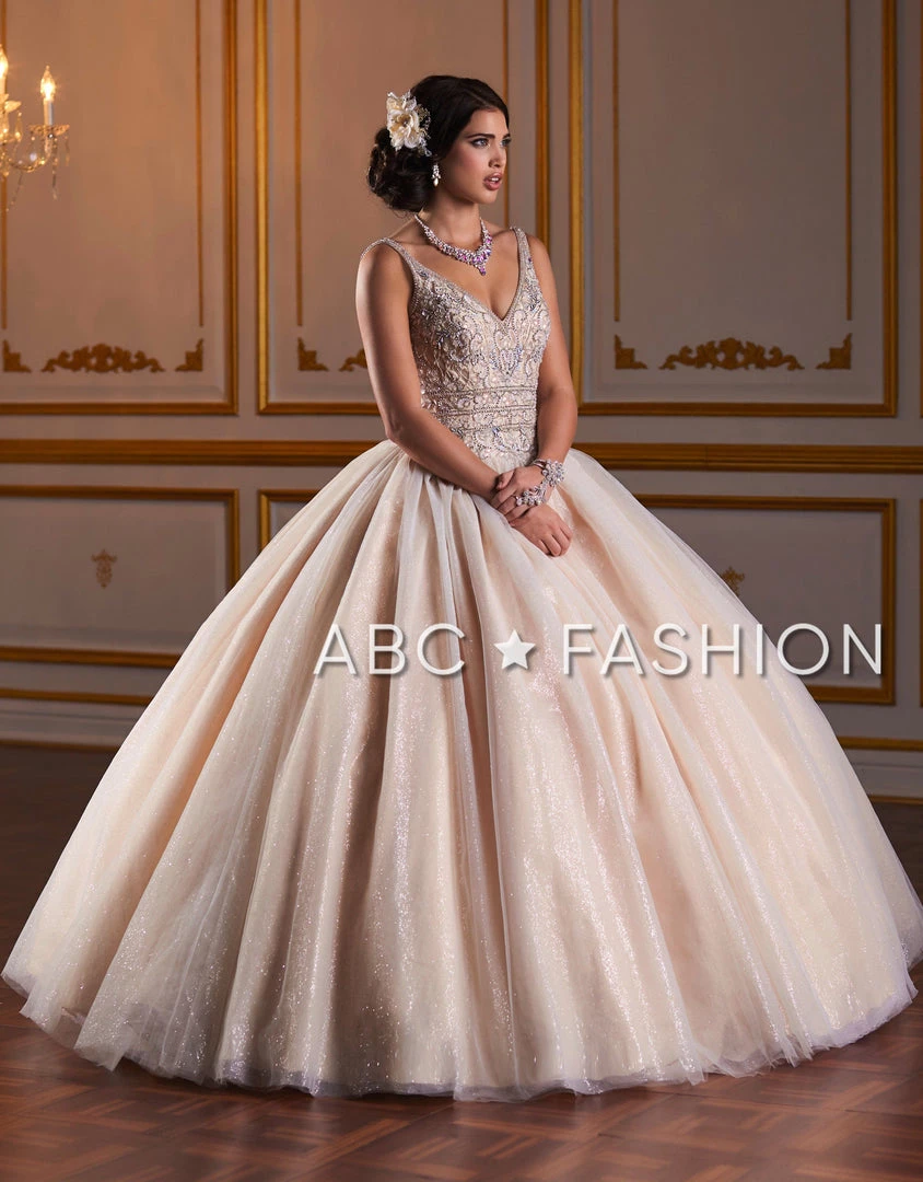 House Of Wu Fiesta Gowns Quinceañera Beaded V-Neck Quinceanera Dress By Fiesta Gowns 56383 3 House Of Wu Fiesta Gowns Quinceañera Beaded V-Neck Quinceanera Dress By Fiesta Gowns 56383