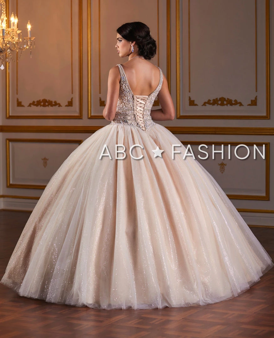 House Of Wu Fiesta Gowns Quinceañera Beaded V-Neck Quinceanera Dress By Fiesta Gowns 56383 4 House Of Wu Fiesta Gowns Quinceañera Beaded V-Neck Quinceanera Dress By Fiesta Gowns 56383
