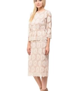 Mother Of The Bride Dresses Black Short Floral Lace Dress With Sleeves By Lenovia