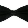 Vesuvio Napoli Men Black Silk Bow Ties