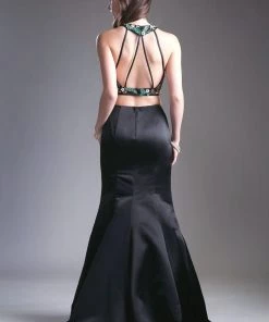 Prom Floral Two Piece Mermaid Dress By Cinderella Divine 83699