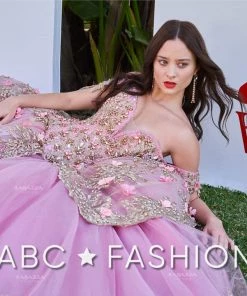 Ragazza Fashion Quinceañera Blush Pink Quinceanera Dress By Ragazza DV55-555